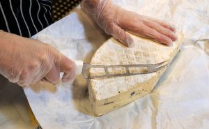 slicing cheese