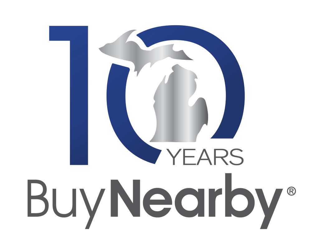 10 Years of Buy Nearby logo